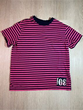 Y2K Design United Urban Vintage United Jeans Striped Short Sleeve Tee Retro